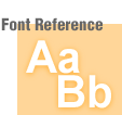 Font Reference