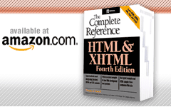 HTML XHTML The Complete Reference